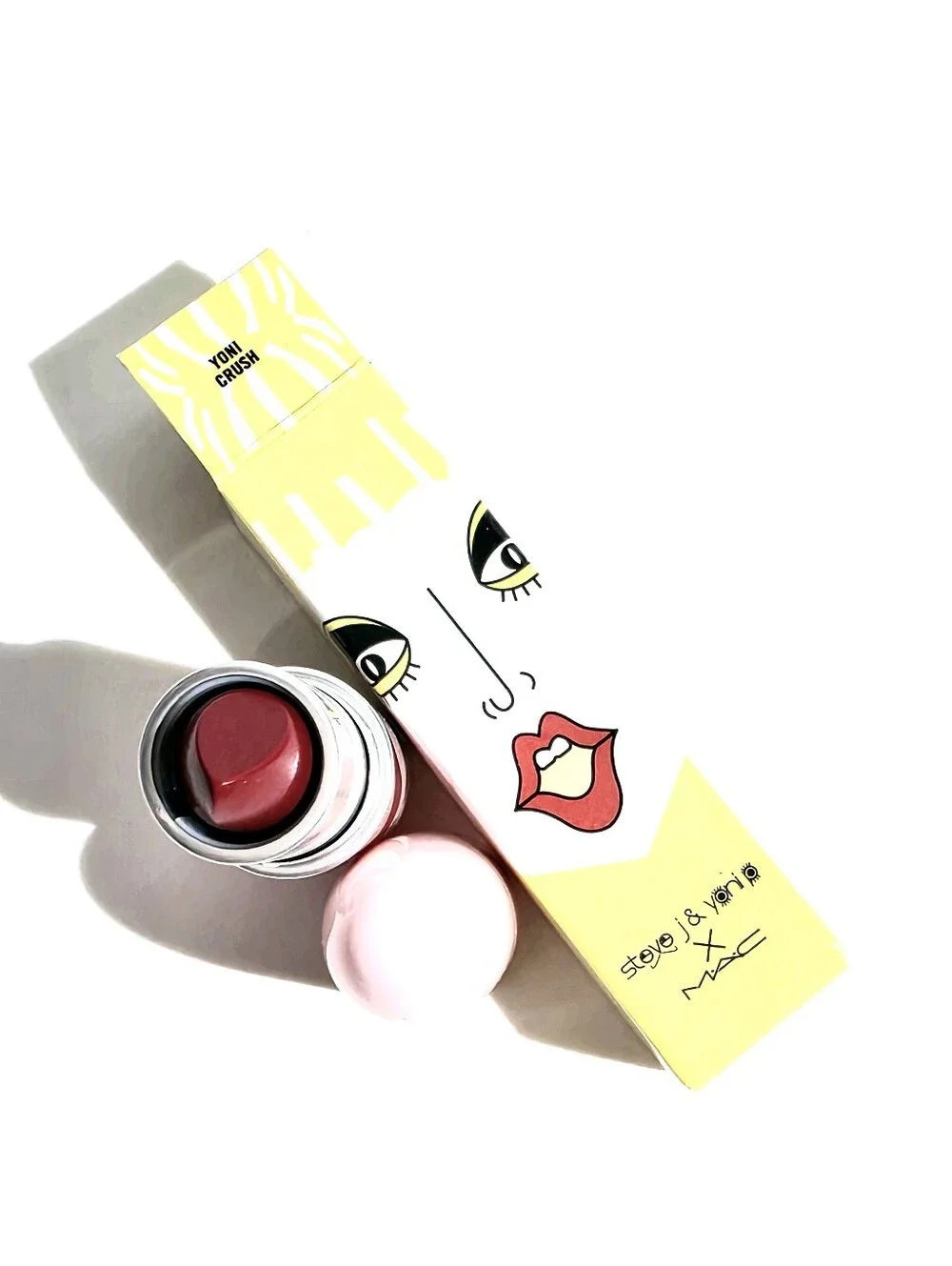 Mac X Steve J & Yoni P Amplified Cream Lipstick Yoni Crush New LE